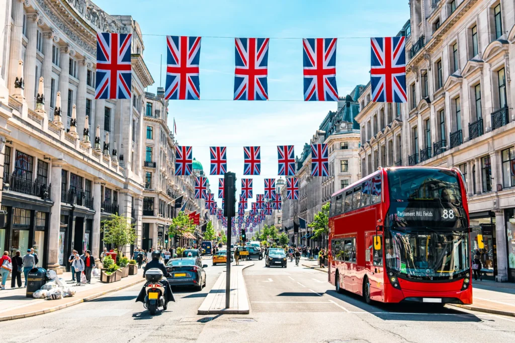 HJS Emission Technology UK Reduce emissions for Buses and Coaches London United Kingdom Union Jack Street Transport